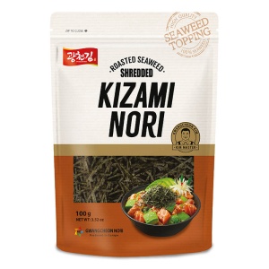 Roasted Seaweed Shredded - Premium Kizami Nori in Brown Package